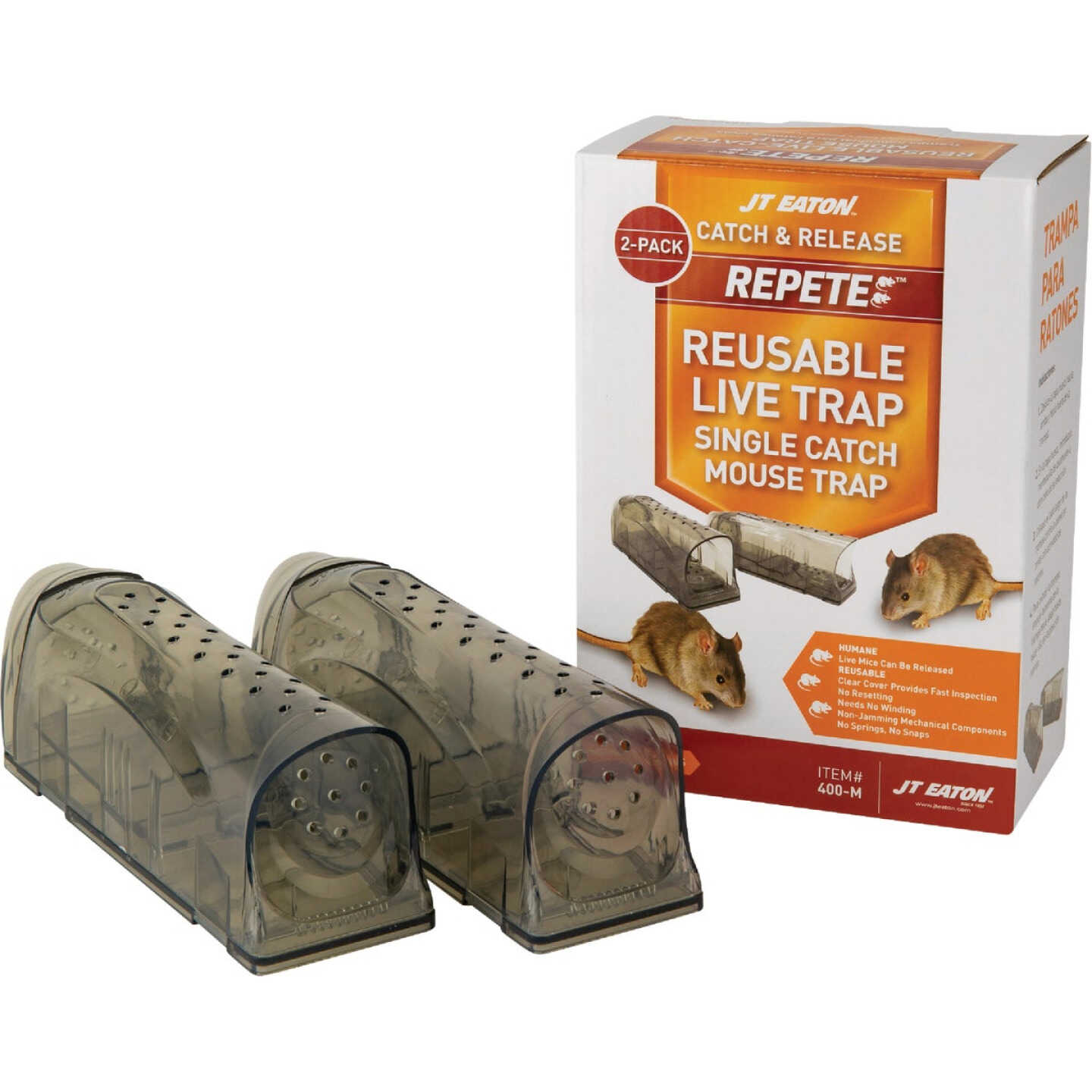 JT Eaton Repete Reusable Live Mouse Trap (2-Pack) Image 1