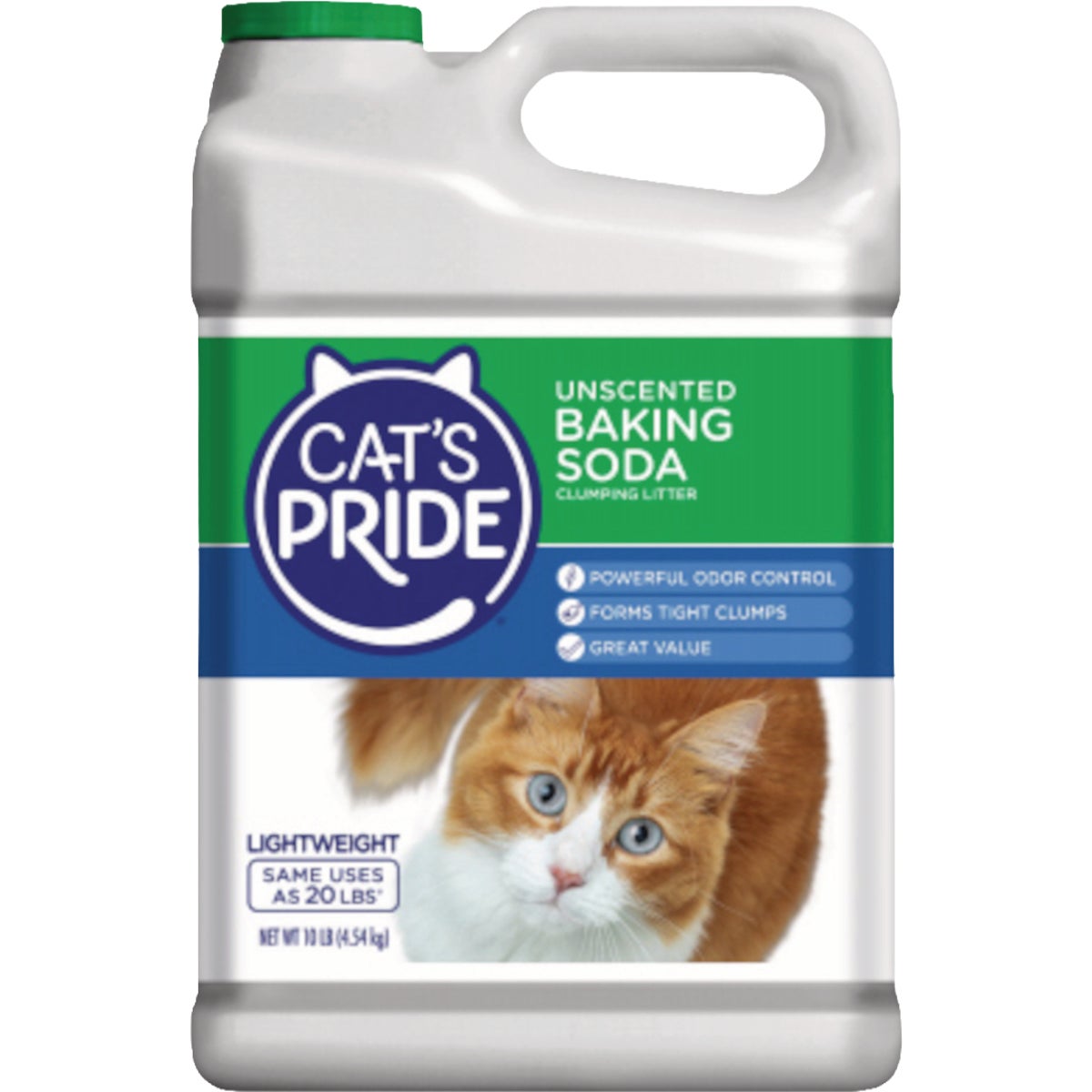 Cat's Pride 10 Lb. Lightweight Unscented Cat Litter with Baking Soda Image 1
