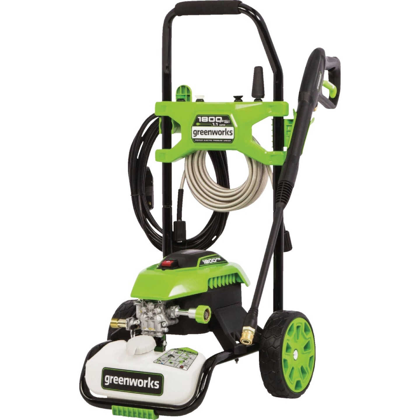 Greenworks 1800 PSI 1.1 GPM Cold Water Corded Electric Pressure Washer Image 1