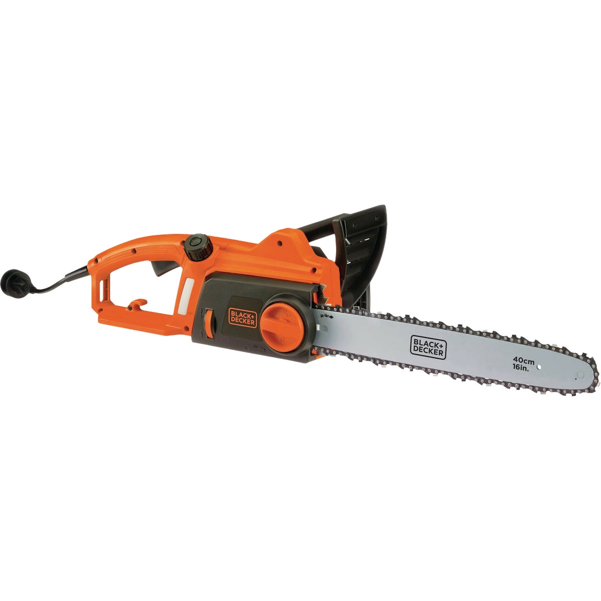 Black & Decker 16 In. 12A Rear Handle Corded Electric Chainsaw with Automatic Oiler