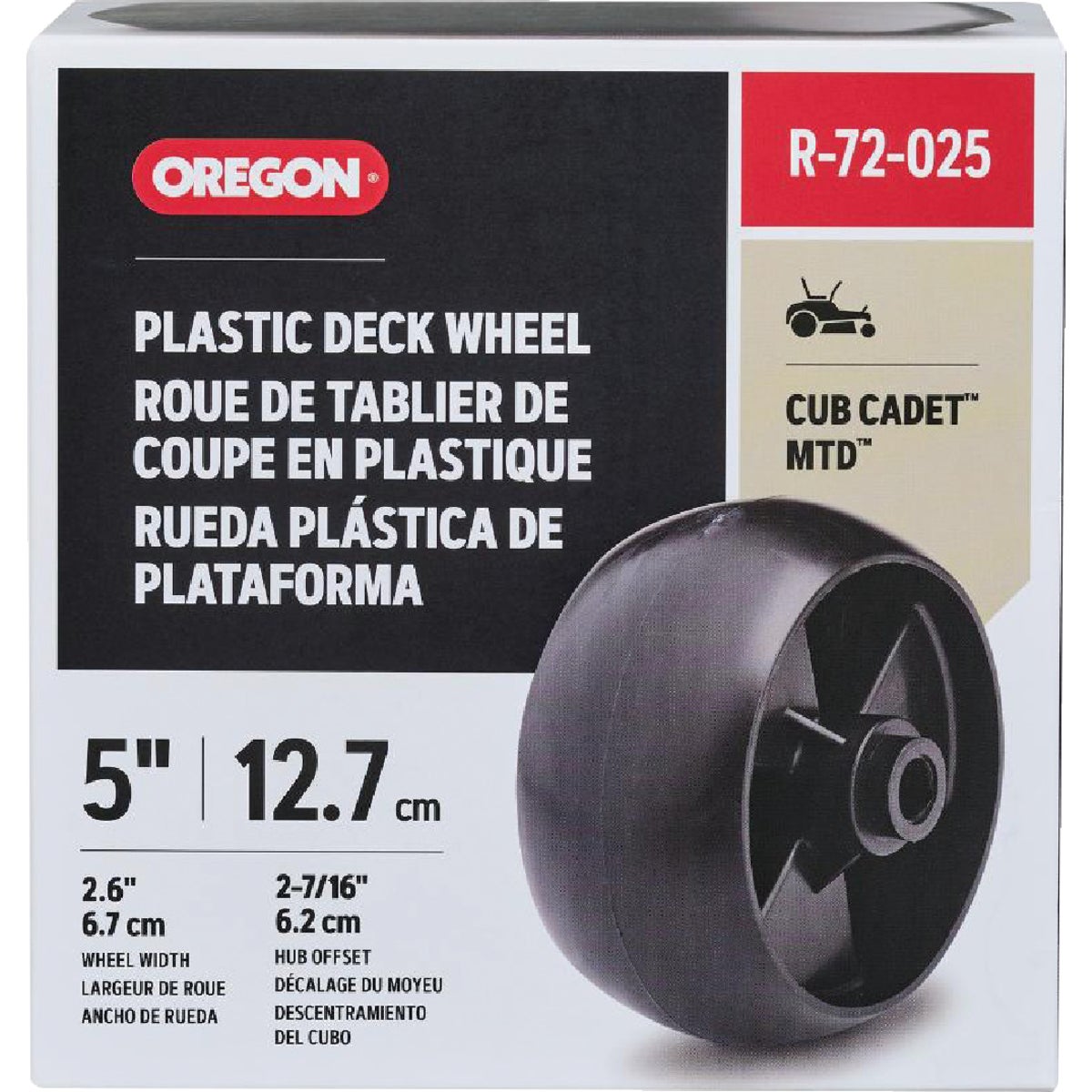 Oregon Replacement Anti-Scalp Deck Wheel