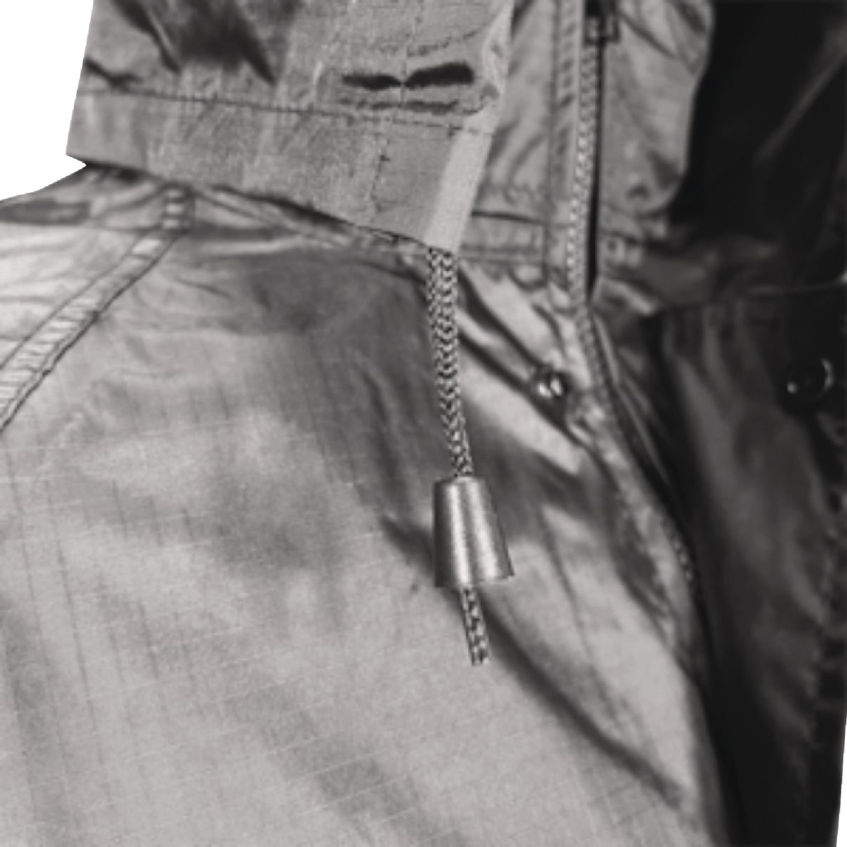 Boss Large Nylon Ripstop Rain Jacket Image 5