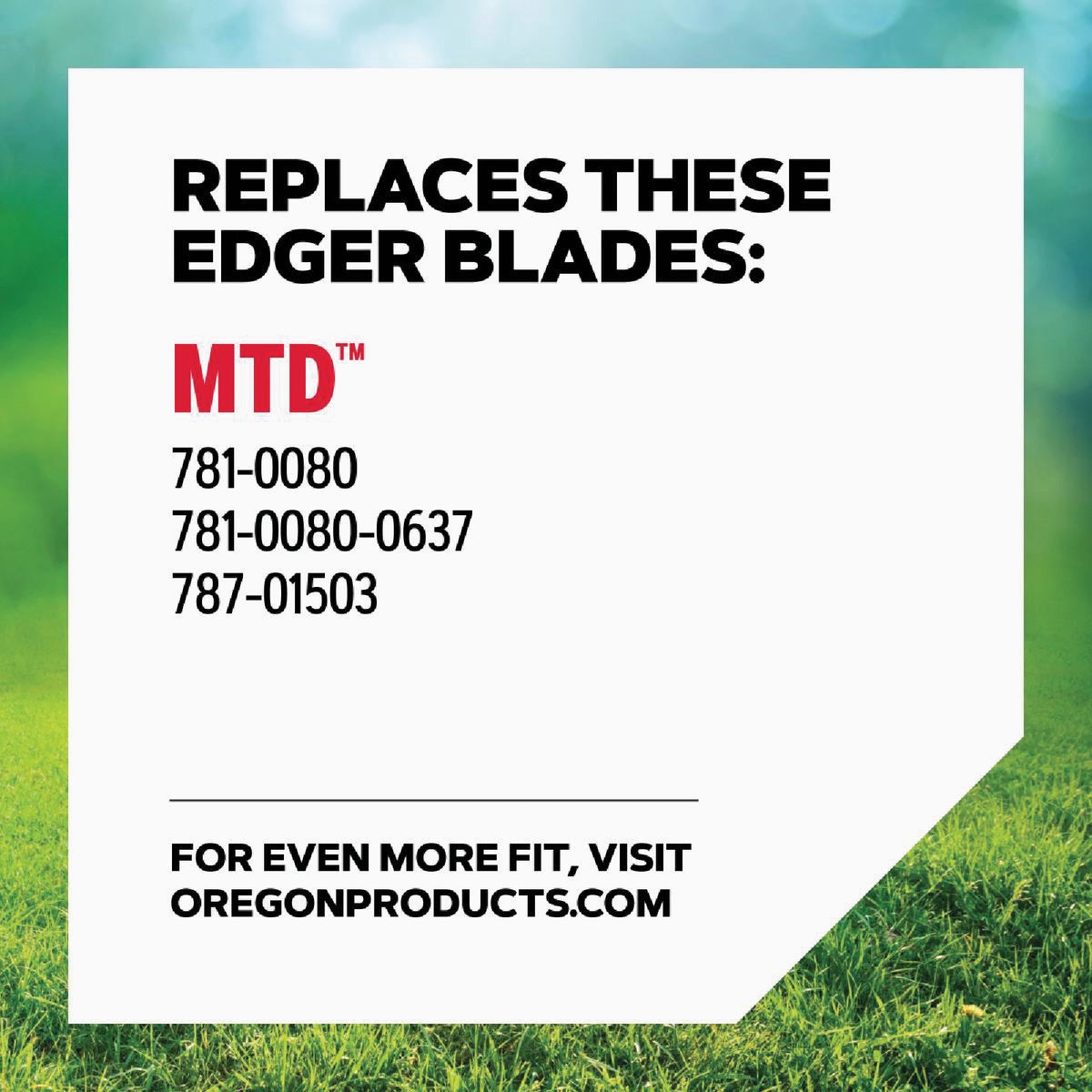 Oregon 9 In. Edger Blade for Trimmers & Edgers Image 3