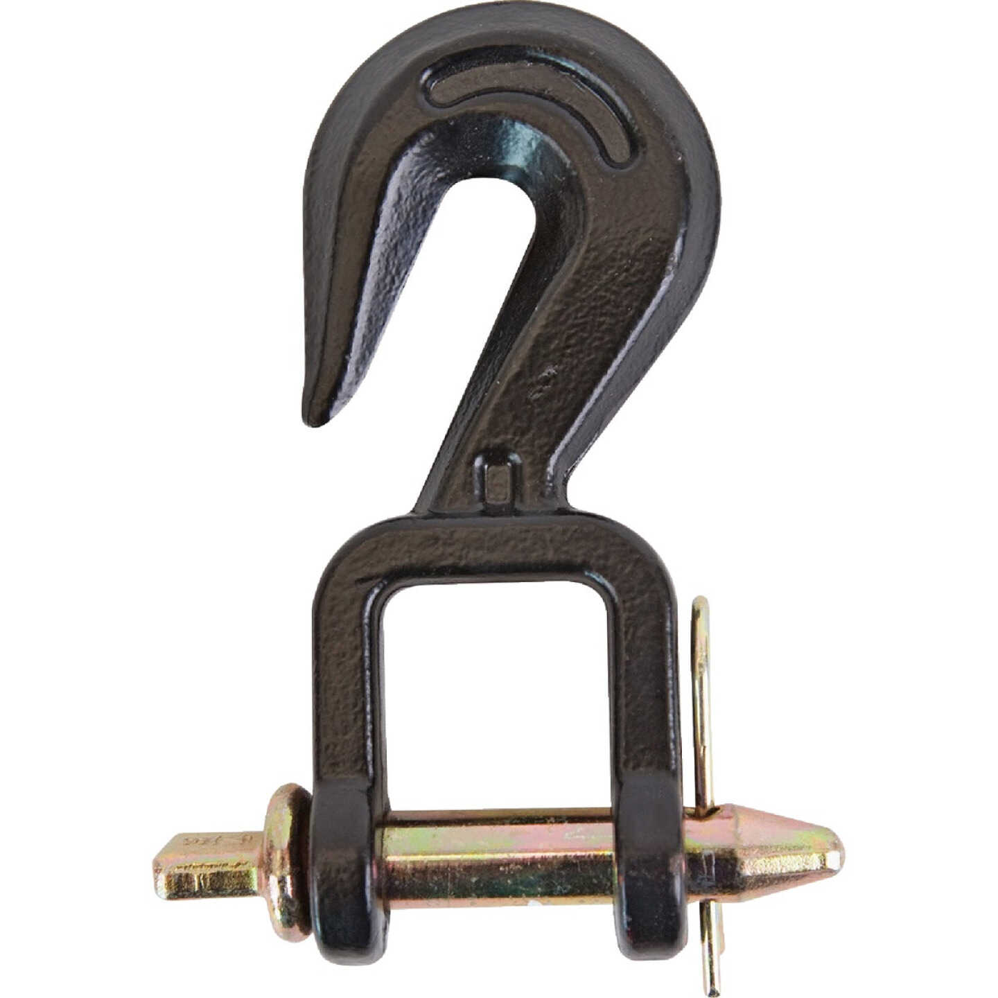 Koch Black Powder-Coated Steel Draw Bar Hook Image 1