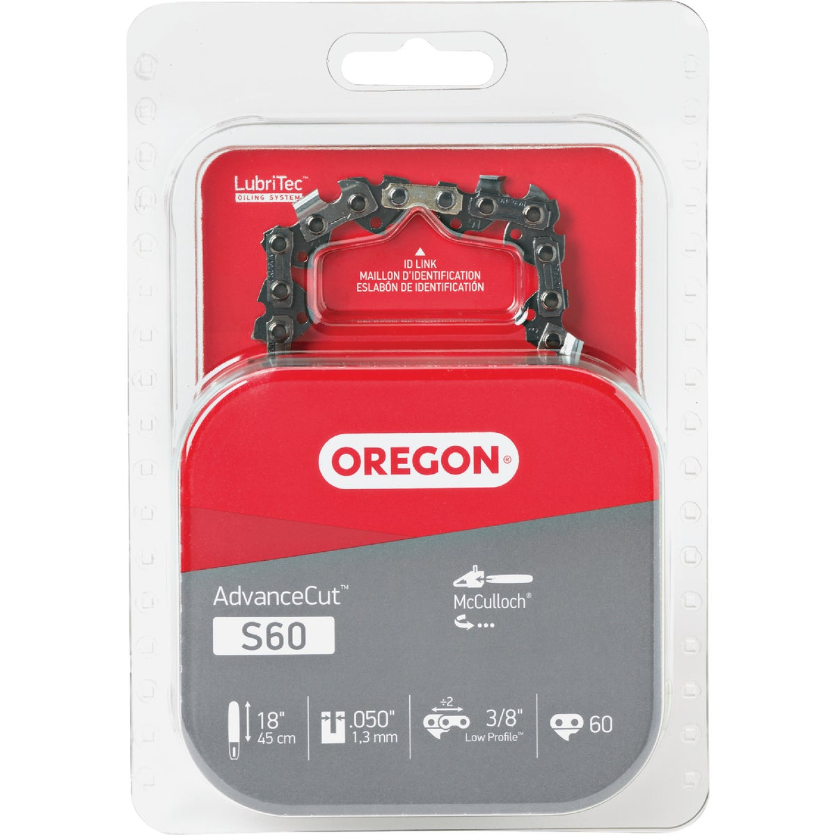 Oregon AdvanceCut 18 In. 60-Link Chainsaw Chain