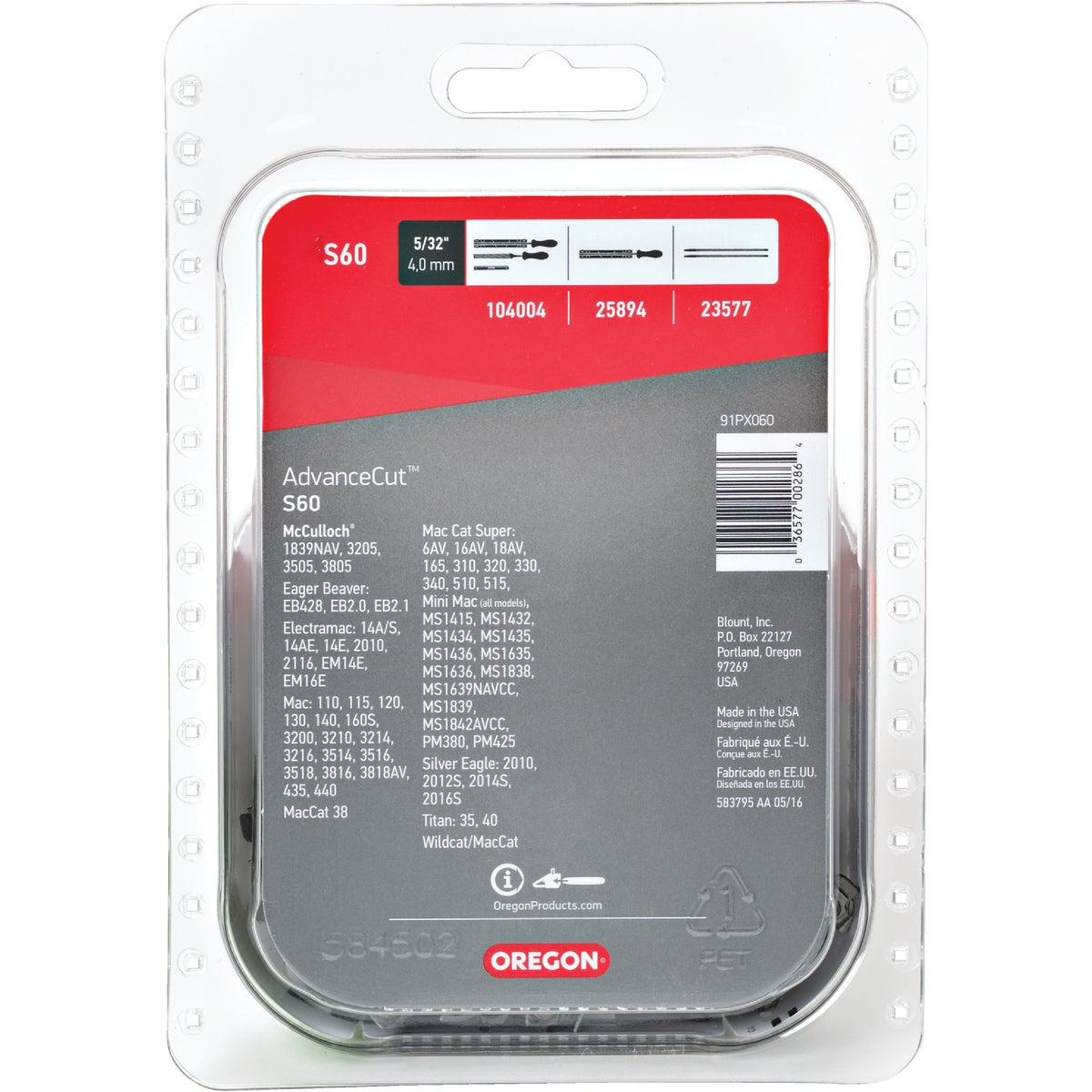 Oregon AdvanceCut 18 In. 60-Link Chainsaw Chain Image 5