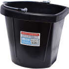 Tuff Stuff 18 Qt. Rubber Flat-Back Bucket Image 1