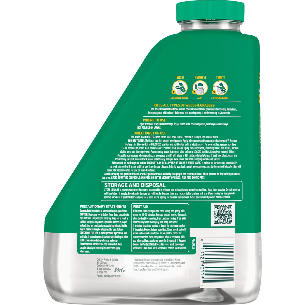 Spruce 40 Oz. One Handed Power Sprayer Refill Weed & Grass Killer Image 4