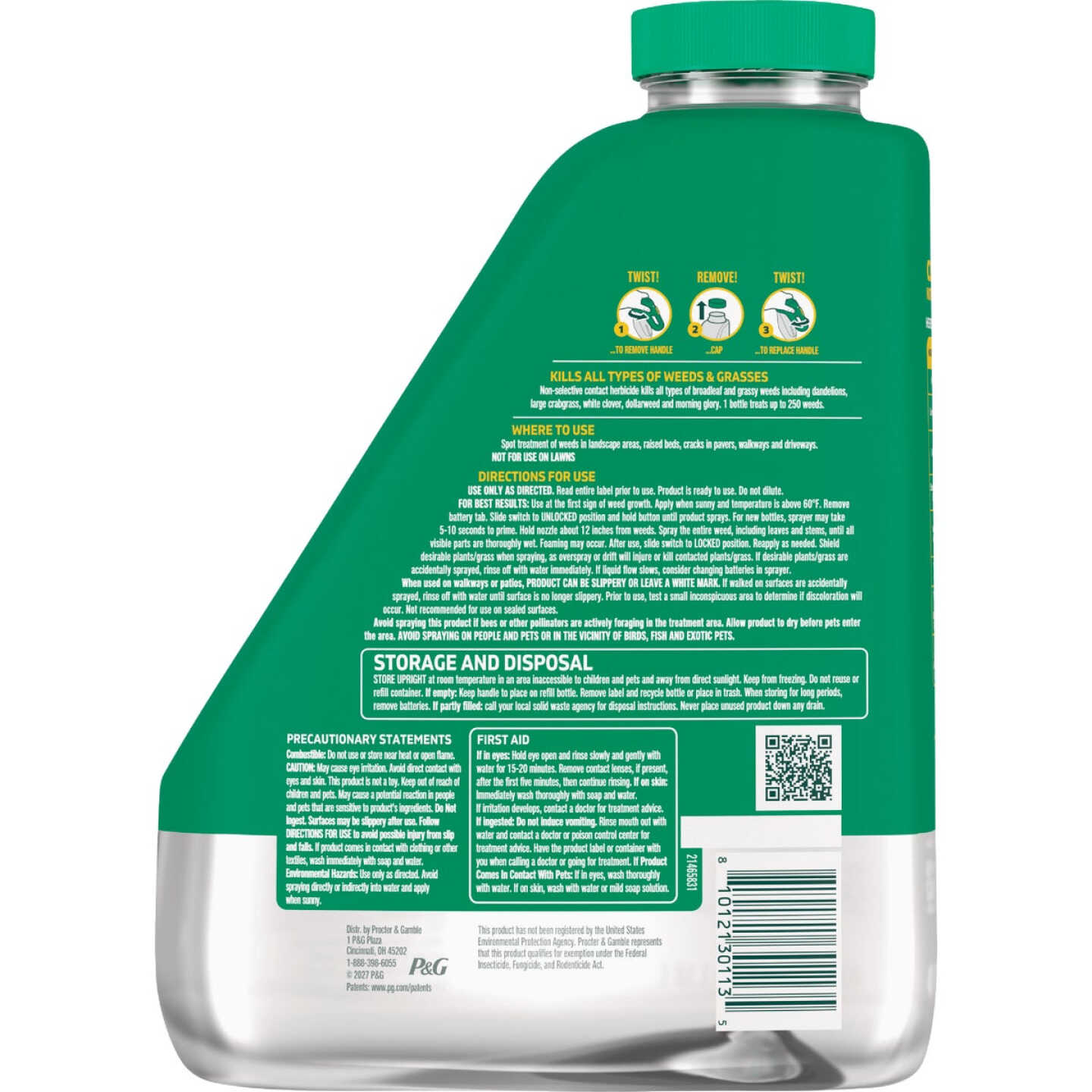 Spruce 40 Oz. One Handed Power Sprayer Refill Weed & Grass Killer Image 4