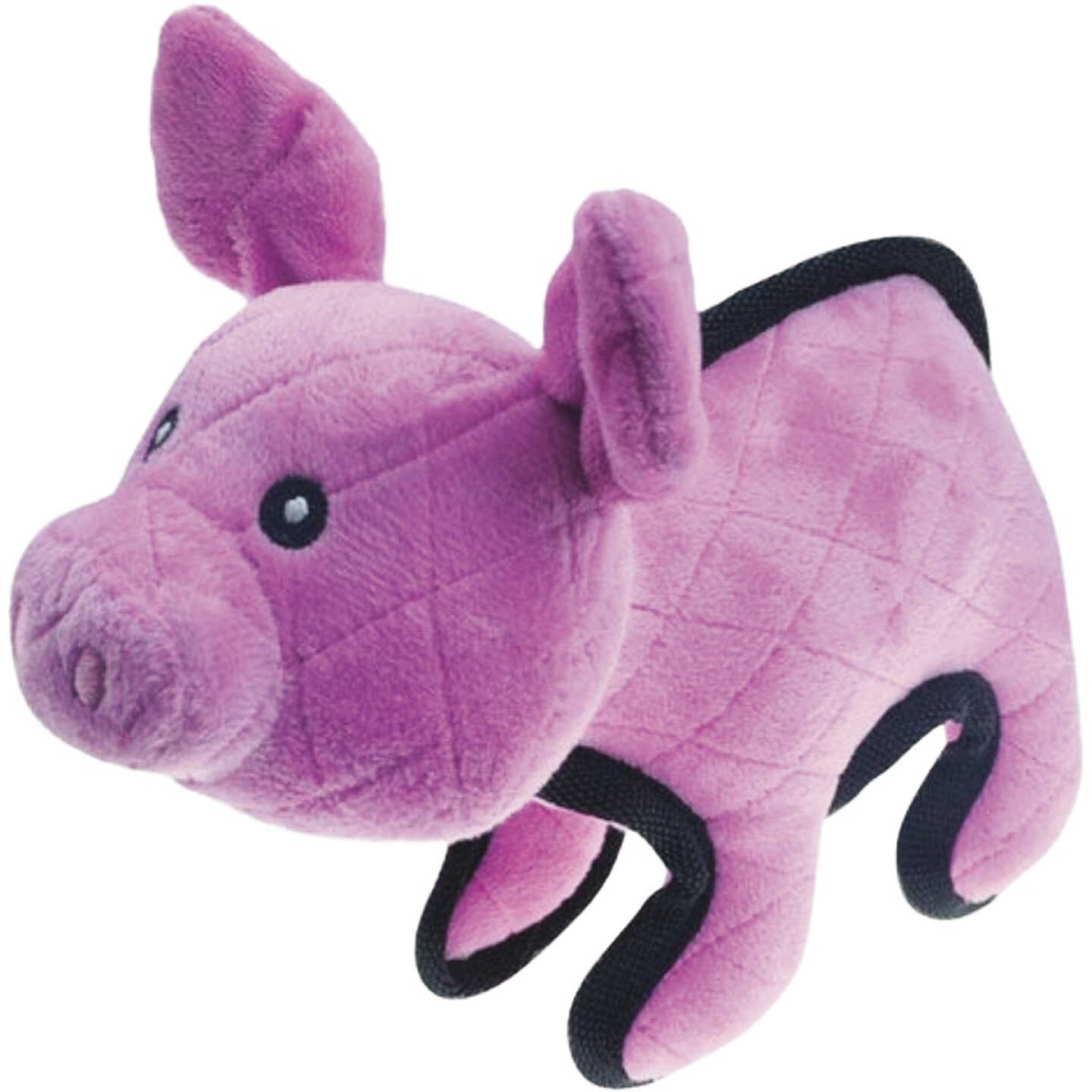 Boss Pet Pet Park Blvd Tuffimals Large Pig Dog Toy Image 1