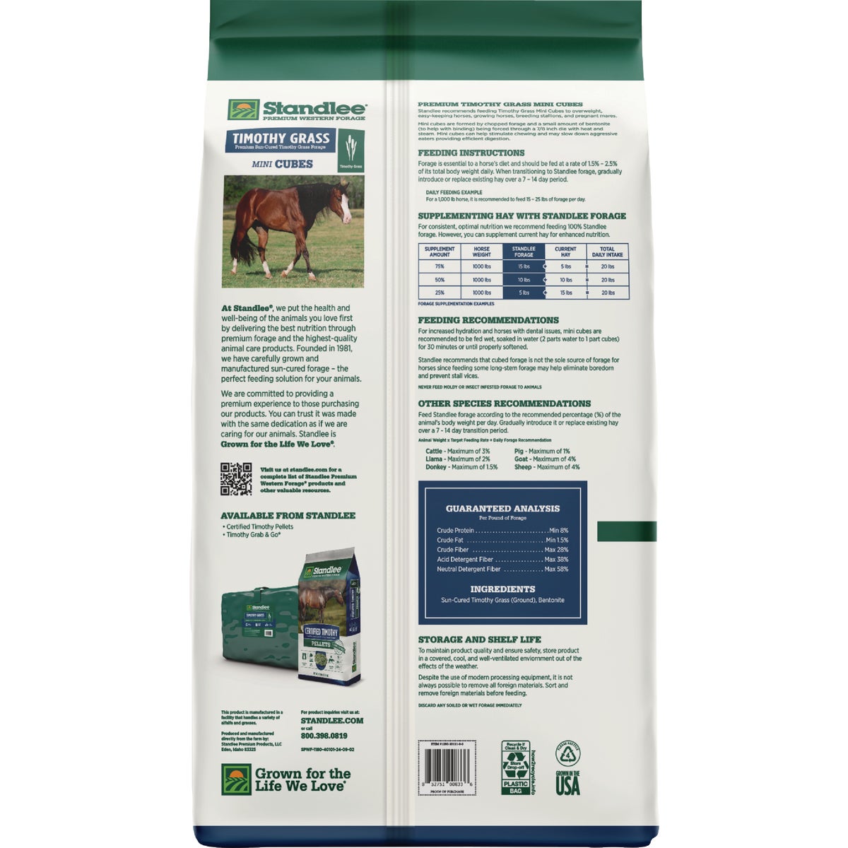 Standlee 40 Lb. Timothy Mini Cubes Image 3