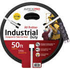 Apex PRO 5/8 In. Dia. x 50 Ft. Black Rubber Hot Water Garden Hose Image 1