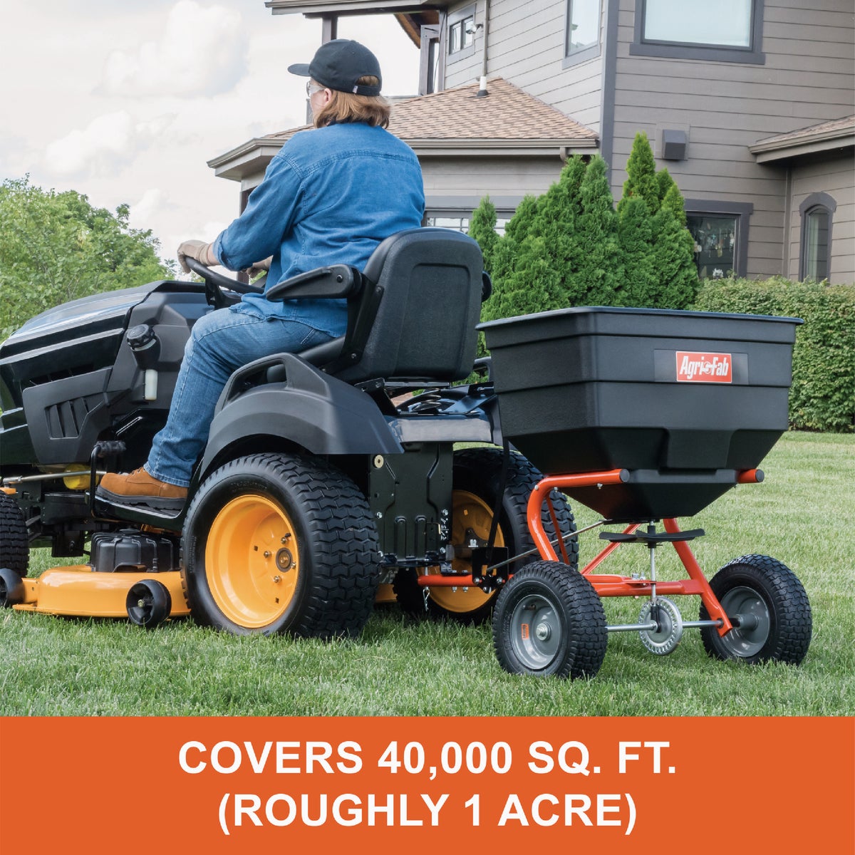 Agri-Fab 185 Lb. Tow-Behind Broadcast Spreader Image 3