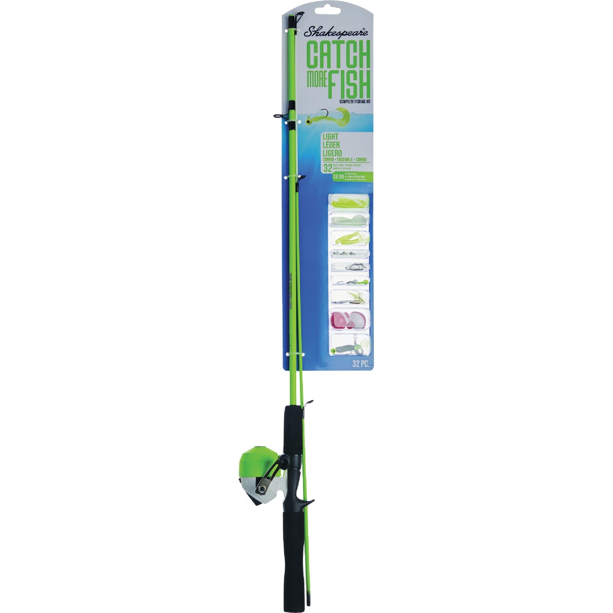 Shakespeare Catch More Fish Light Spincast Kit