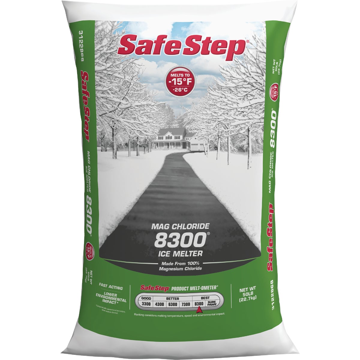 Safe Step 8300 50 Lb. Magnesium Chloride Ice Melt Pellets