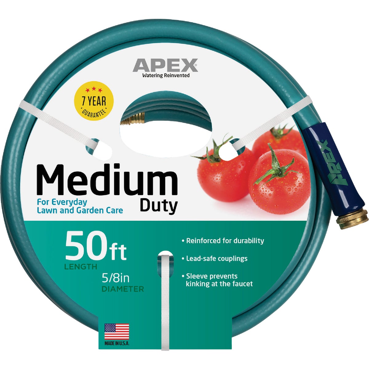 Apex 5/8 In. Dia. x 50 Ft. Medium Duty Garden Hose Image 1