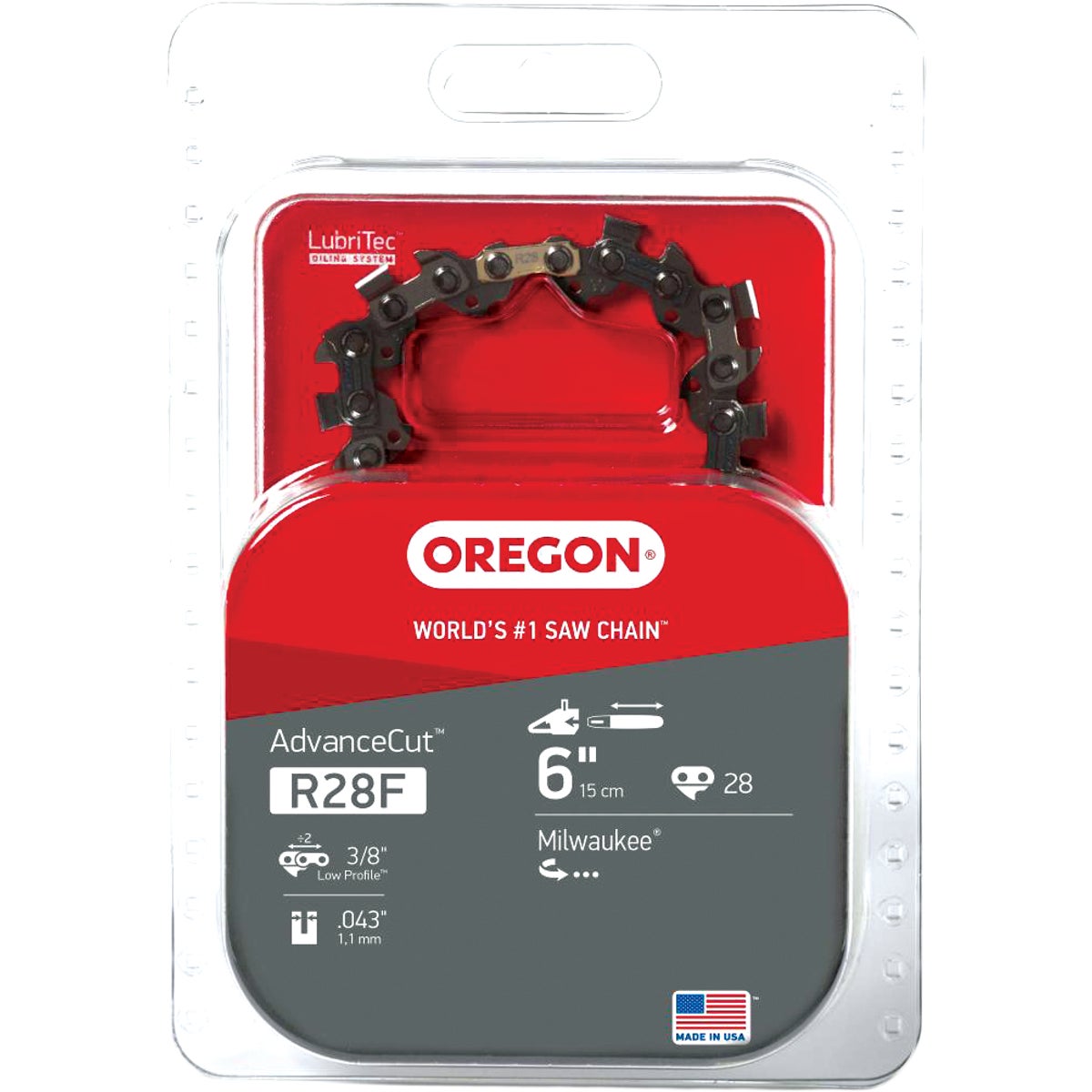 Oregon 6 In. 28-Link Pole Saw Chain Image 1