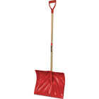 Garant Alpine 18 In. Poly Snow Shovel with Steel Wear Strip and 42.25 In. Wood Handle Image 1