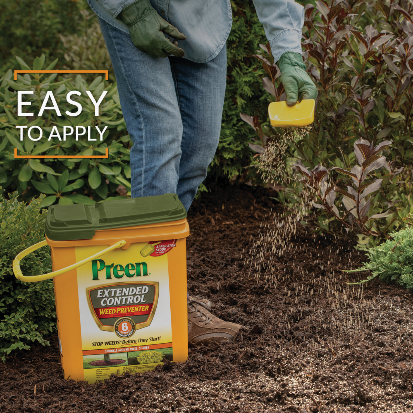 Preen Extended Control 13.75 Lb. Ready To Use Granules Weed Preventer Image 3