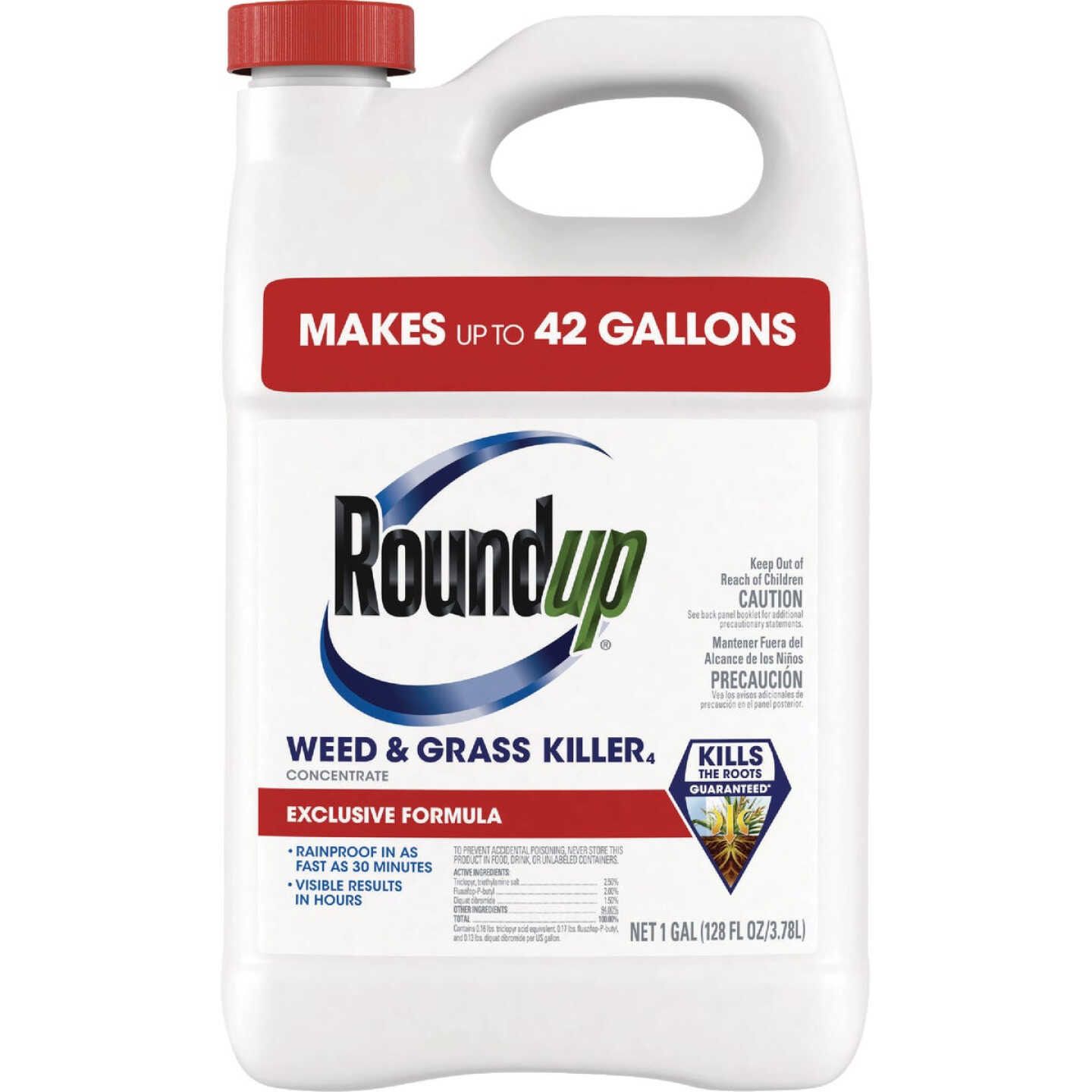 Roundup 1 Gal. Exclusive Formula Concentrate Weed & Grass Killer Image 1