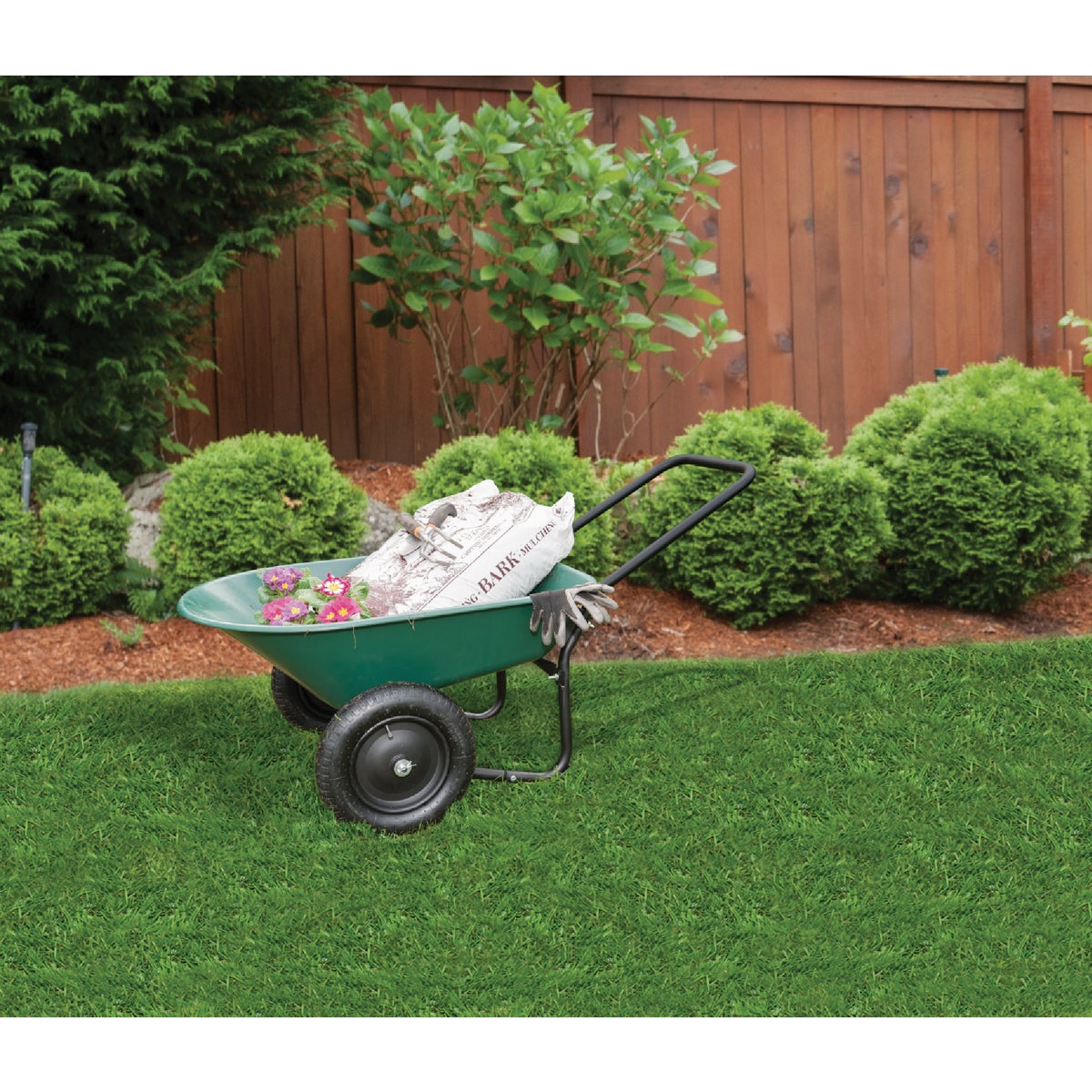 Green Thumb 5 Cu. Ft. Poly Wheelbarrow Image 6