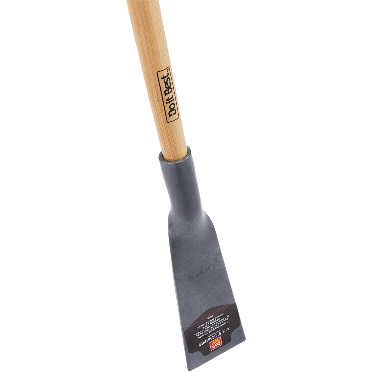 Do it Best SuperScraper 4 In. Steel Blade 54 In. Wood Handle Sidewalk Scraper Image 3