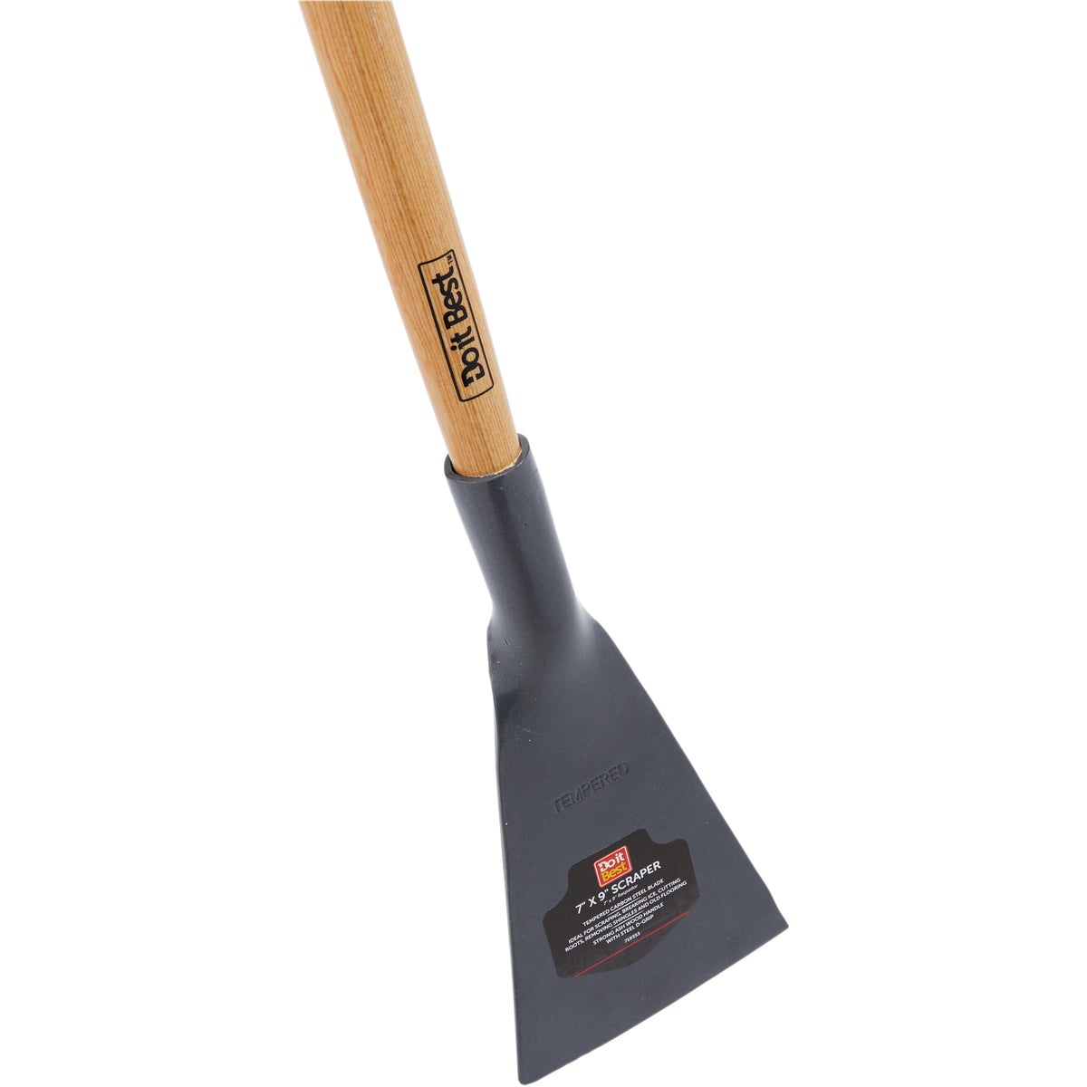 Do it Best SuperScraper 7 In. Steel Blade 36 In. Wood Handle Sidewalk Scraper Image 3