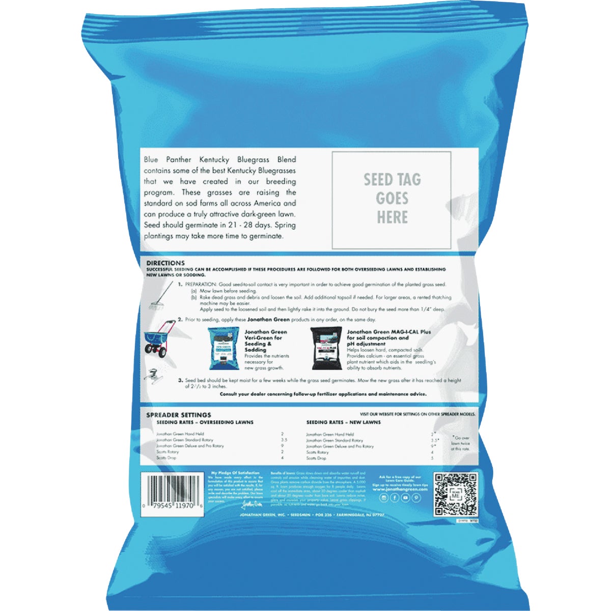 Jonathan Green Blue Panther Kentucky Bluegrass 3 Lb. 2400 Sq. Ft. Coverage Grass Seed Image 3
