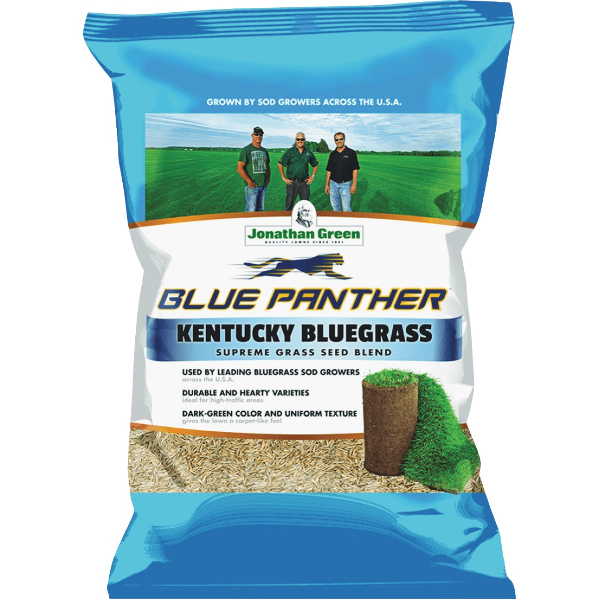 Jonathan Green Blue Panther Kentucky Bluegrass 3 Lb. 2400 Sq. Ft. Coverage Grass Seed