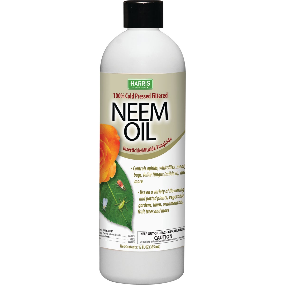 Harris 12 Oz. Concentrate Neem Oil Insect & Disease Control