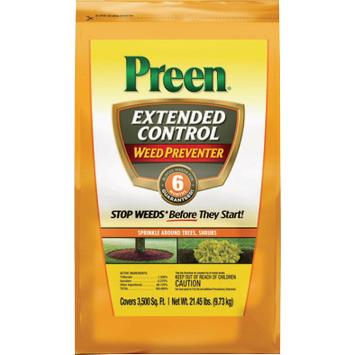 Preen 21.5 Lb. Ready To Use Granules Extended Control Weed Preventer