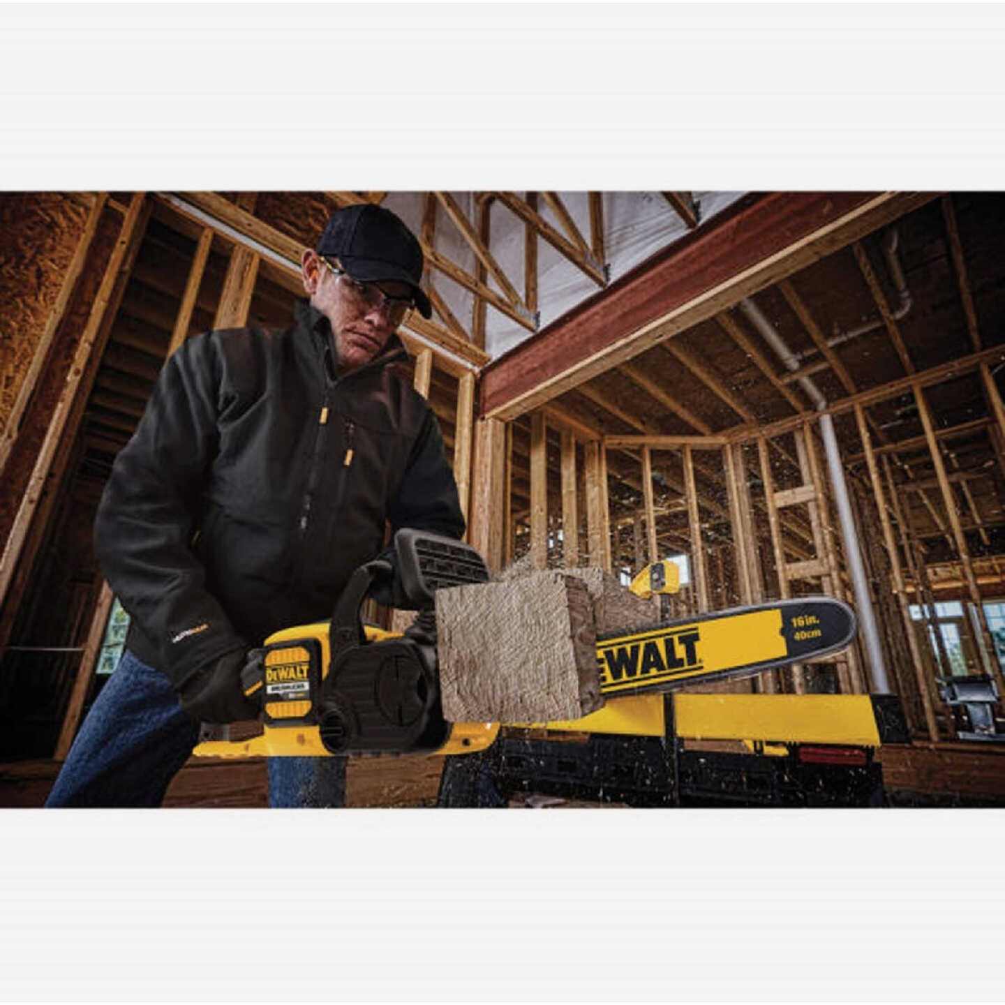 DEWALT Men's Black Soft Shell Heated Jacket Kit, XL Image 2