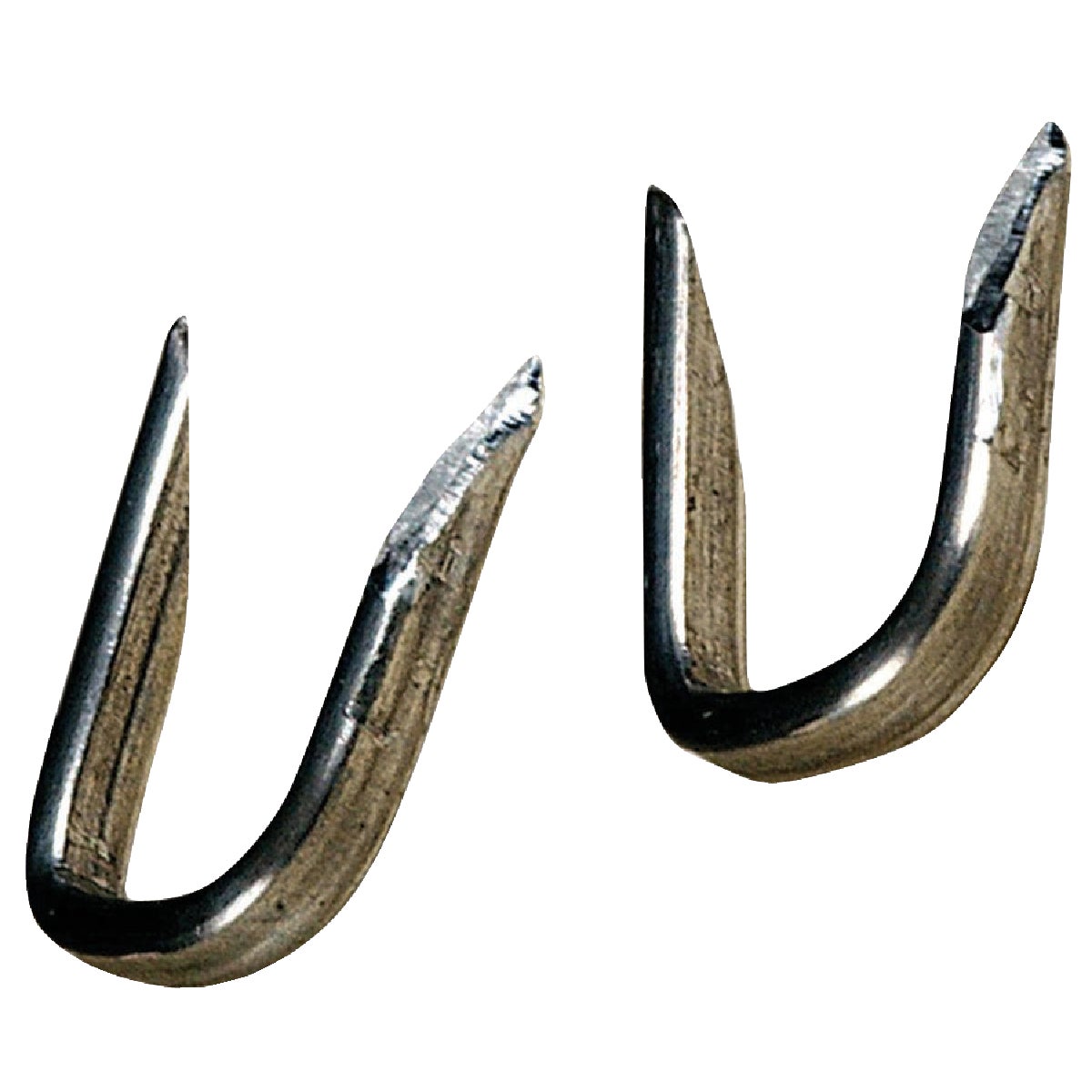 Hillman Anchor Wire 3/8 In. 5 ga Galvanized Aluminum Fence Staple (6-Count, 1.5 Oz.) Image 1