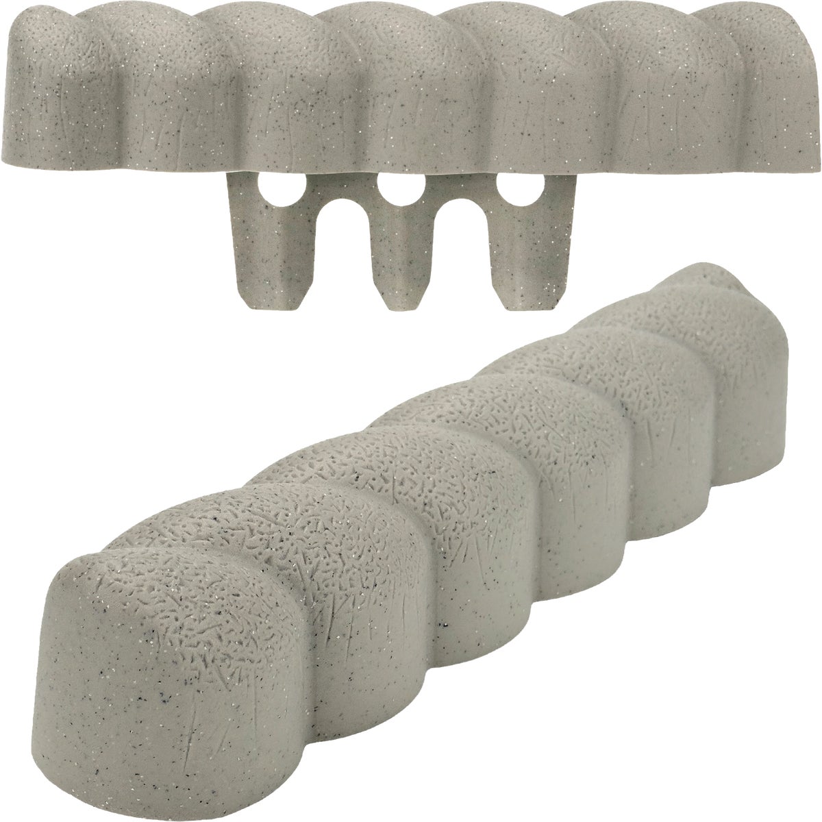 Master Mark Step-In 2.5 In. x 10 Ft. Stone Twist Gray Plastic Landscape Edging Image 7