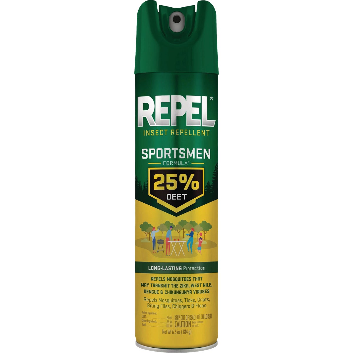 Repel Sportsmen Formula Aerosol Spray 25% DEET Insect Repellent