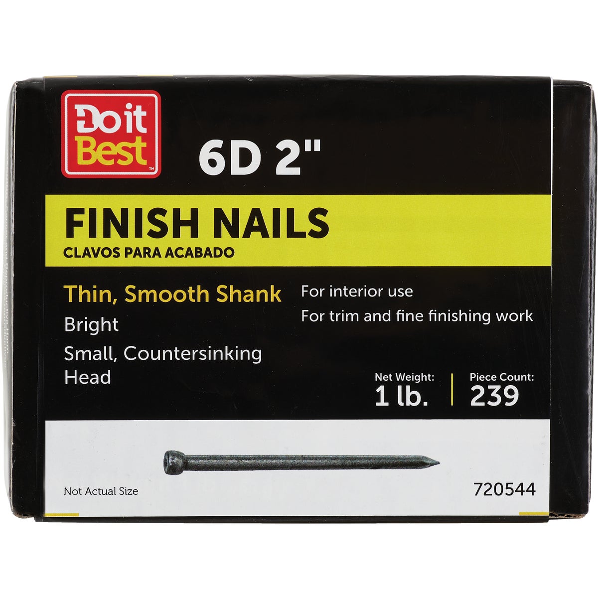 Do it 6d x 2 In. Bright Finishing Nails (288-Count, 1 Lb.)