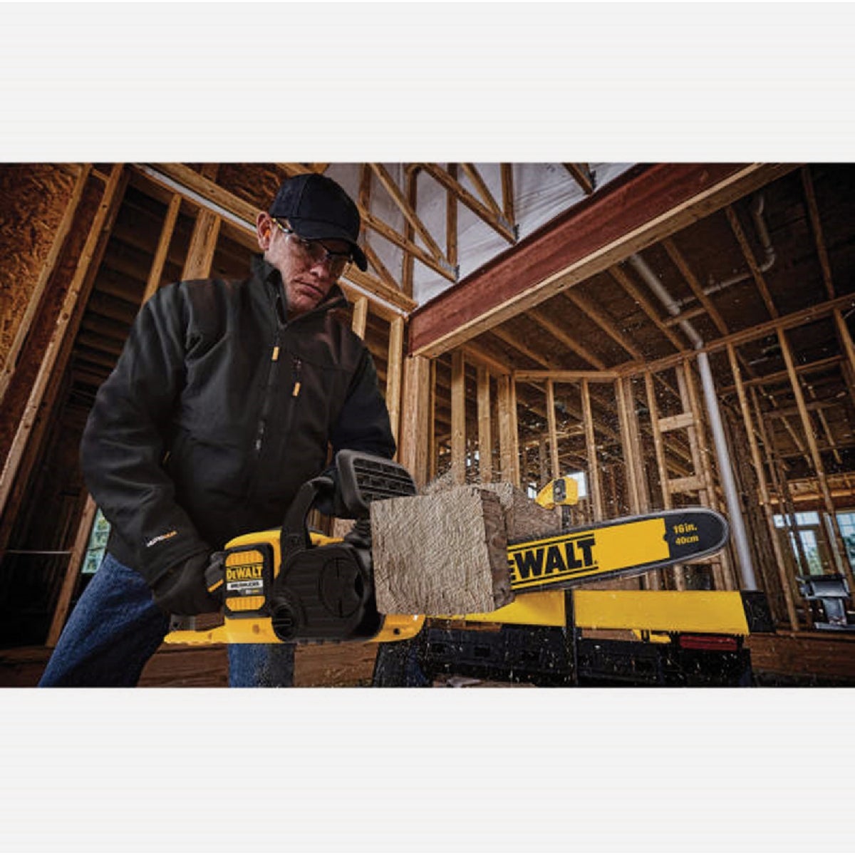 DEWALT Men's Black Soft Shell Heated Jacket Kit, M Image 2