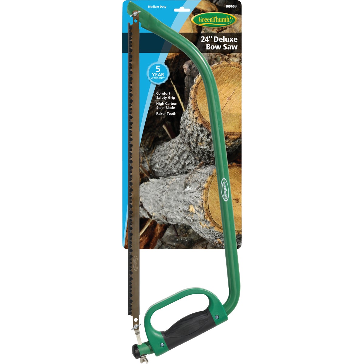 Green Thumb 24 In. Heavy Duty High Carbon Steel Bow Saw Image 2