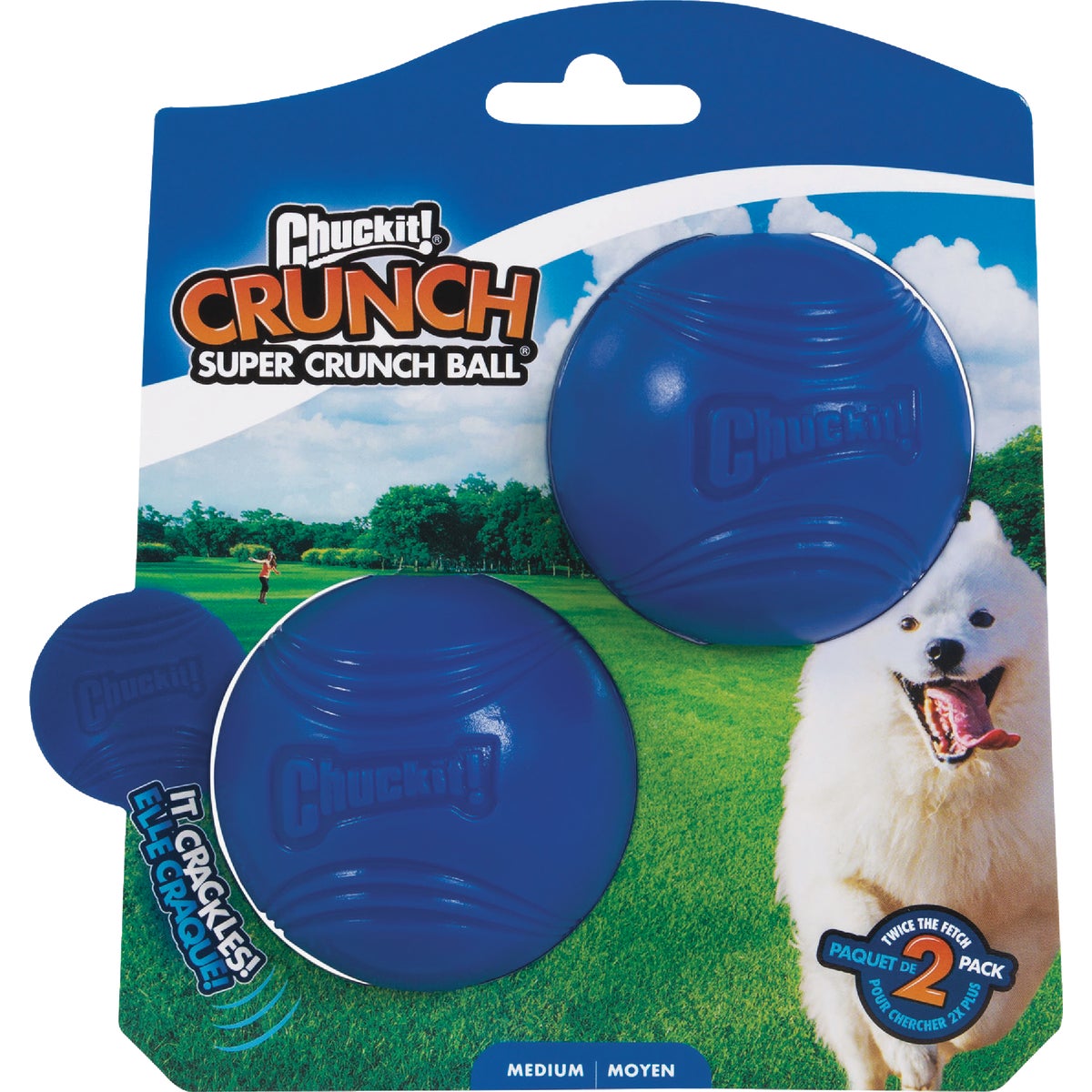 Chuckit Medium Super Crunch Ball (2-Pack) Image 1
