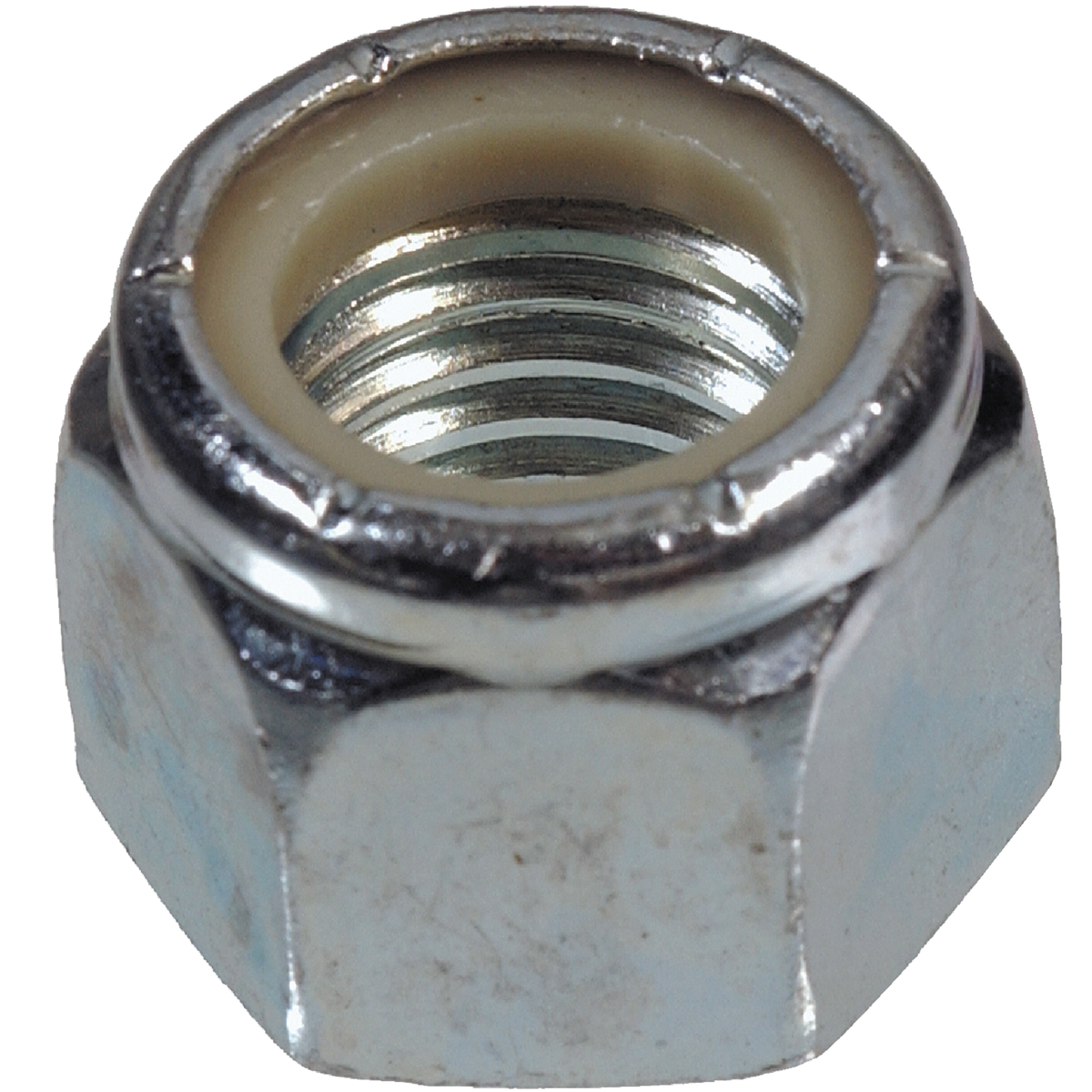 Hillman #8 32 tpi Steel Course Thread Nylon Insert Lock Nut (100-Count)