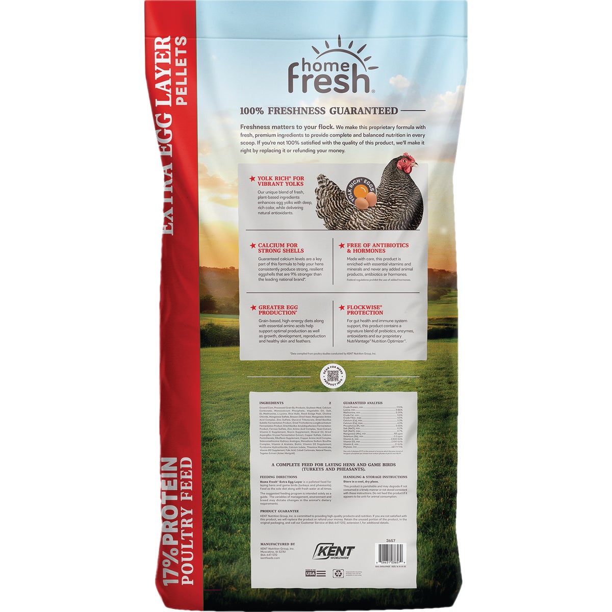 Kent Home Fresh Extra Egg Layer 50 Lb. Pellet Feed Image 7