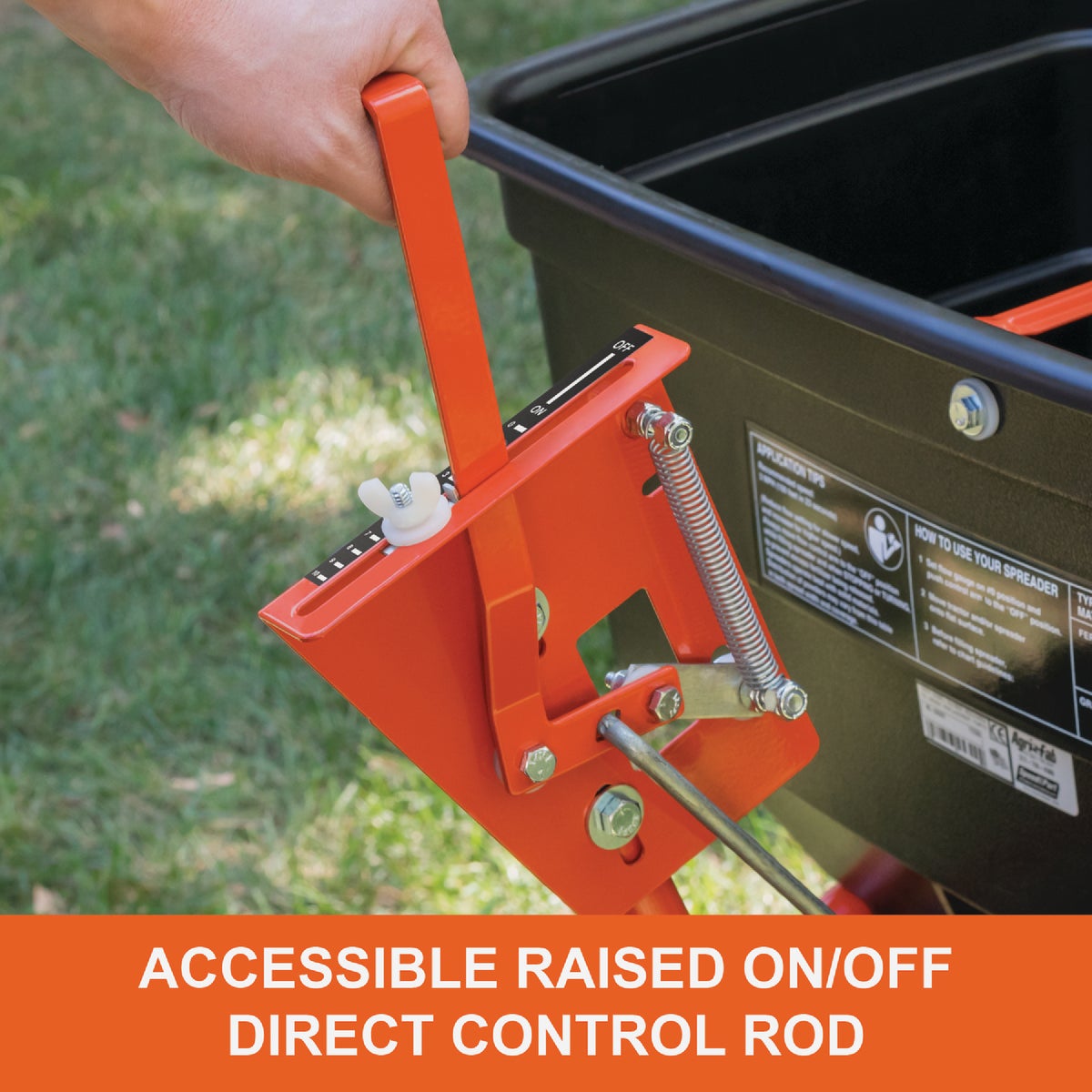 Agri-Fab 185 Lb. Tow-Behind ATV Broadcast Spreader Image 5