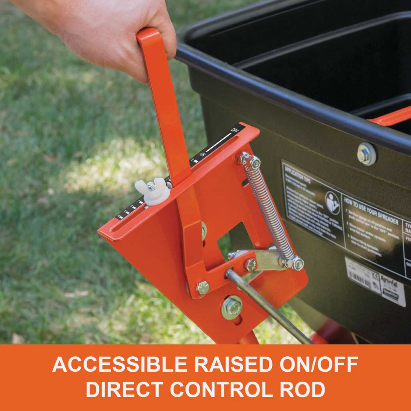 Agri-Fab 185 Lb. Tow-Behind ATV Broadcast Spreader Image 5