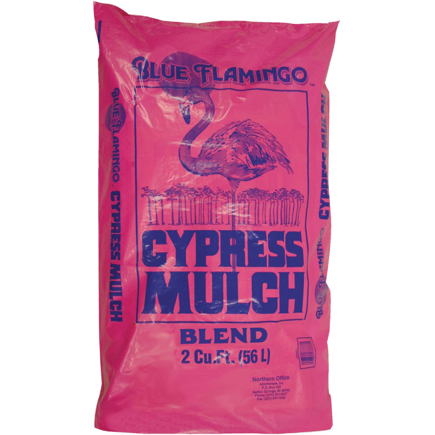 Blue Flamingo 2 Cu. Ft. Tan Cypress Mulch Blend Image 1