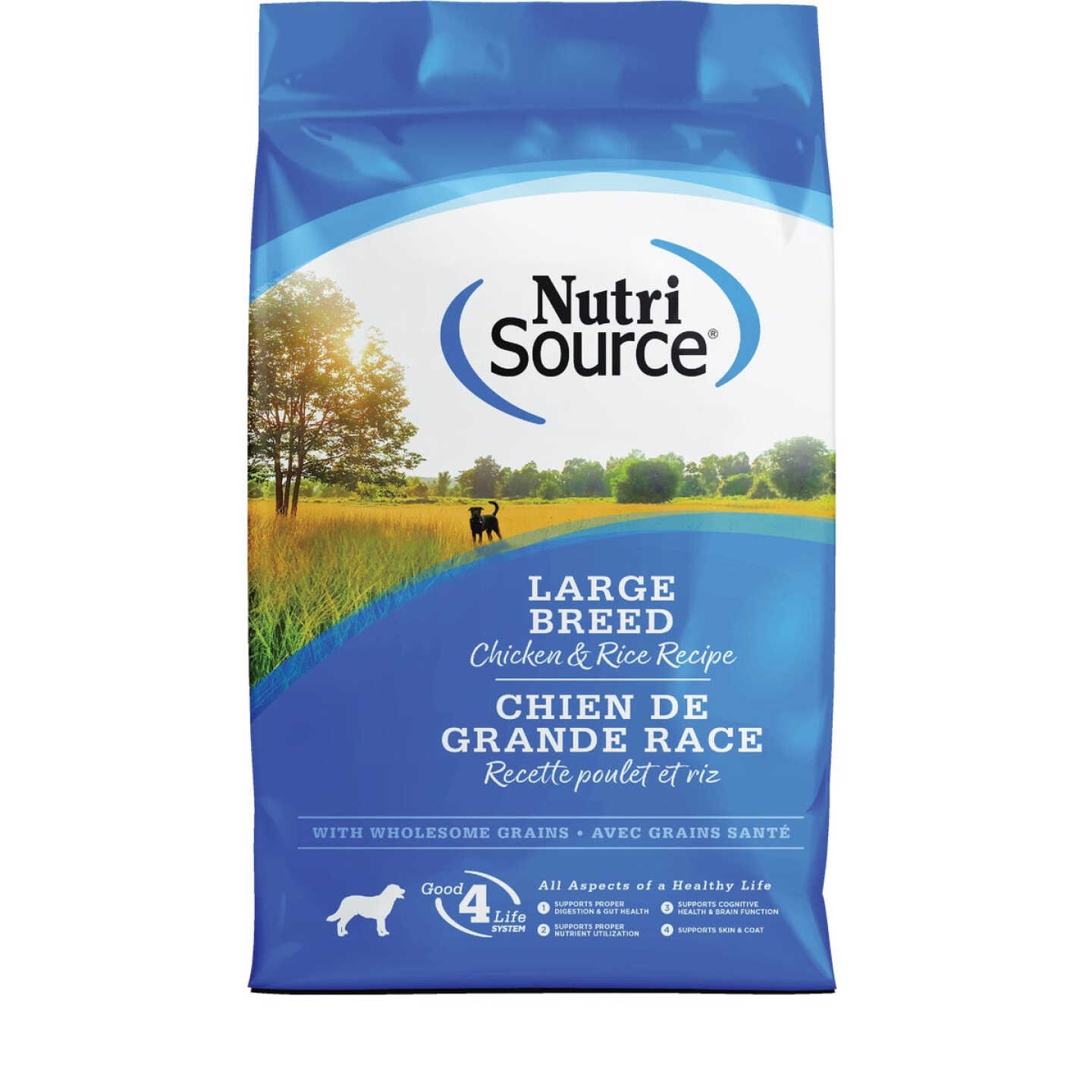 NutriSource 26 Lb. Chicken & Rice Recipe Large Breed Dog Food Image 1