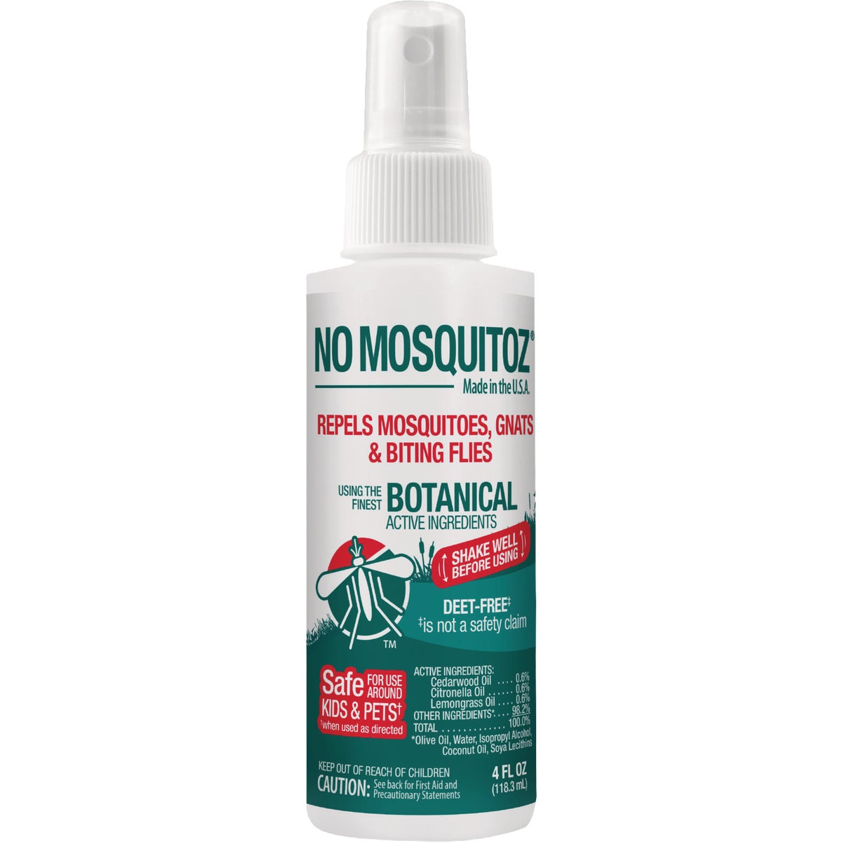 No Mosquitoz 4 Oz. Pump Spray Insect Repellent