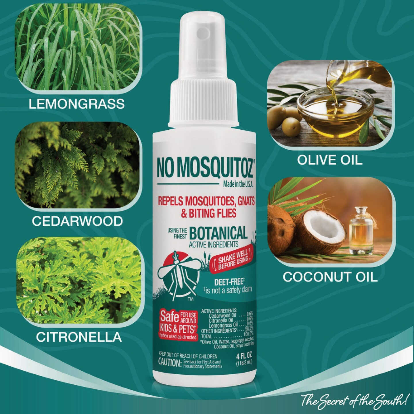 No Mosquitoz 4 Oz. Pump Spray Insect Repellent Image 2