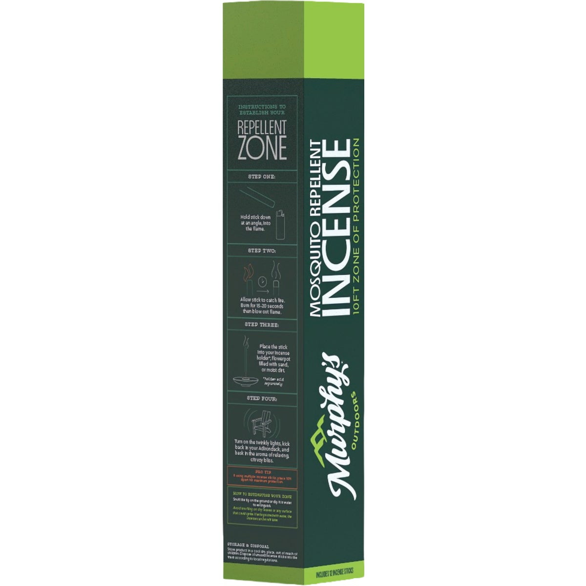 Murphy's Naturals Mosquito Repellent Incense Sticks (12-Pack) Image 2
