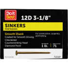 Do it 12d x 3-1/8 In. 10 ga Coated Sinker Framing Nails (81-Count, 1 Lb.) Image 1