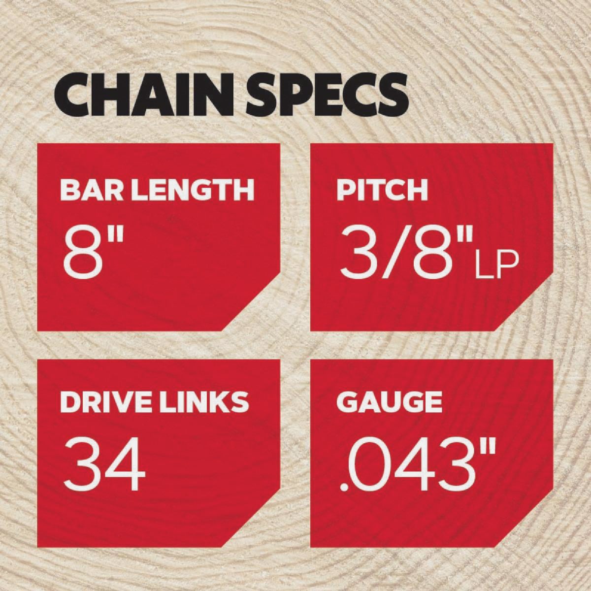 Oregon AdvanceCut 8 In. 34-Link Pole Saw Chain Image 5
